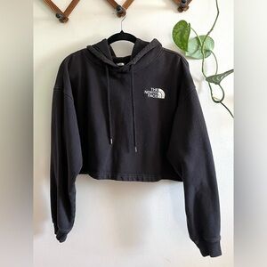 THE NORTH FACE LOGO CROP DROP HOODIE